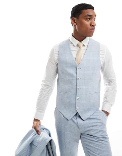 Richmond - Gilet da abito slim fit azzurro - Shelby & Sons - Modalova