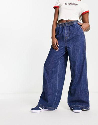 Jeans larghi oversize lavaggio scuro - Signature 8 - Modalova