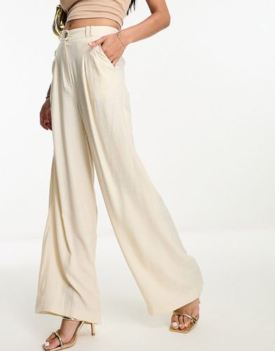 Pantaloni a fondo ampio crema - Style Cheat - Modalova