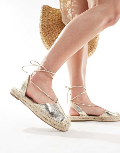 Espadrilles in rafia - Stradivarius - Modalova