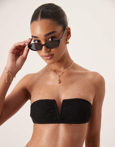Haut de bikini bandeau au crochet - Stradivarius - Modalova