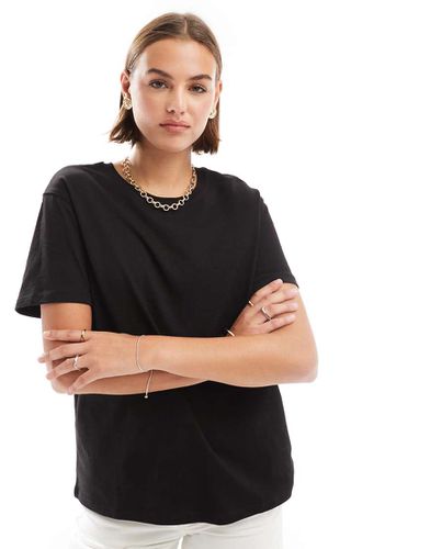 T-shirt basic nera - Stradivarius - Modalova