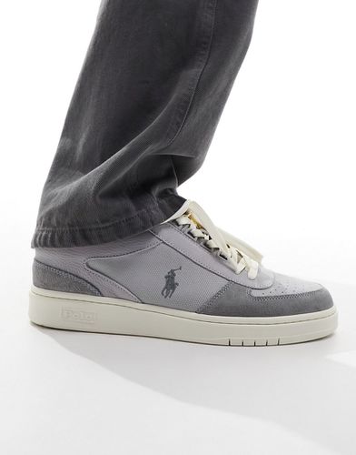 Court - Sneakers grigie con logo del pony - Polo Ralph Lauren - Modalova