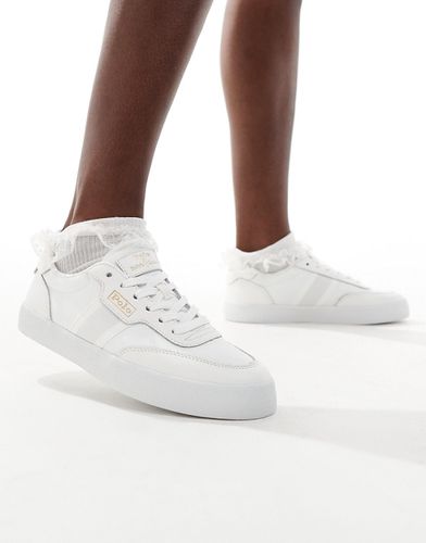 Court Vulc - Sneakers cuoio camoscio con logo - Polo Ralph Lauren - Modalova