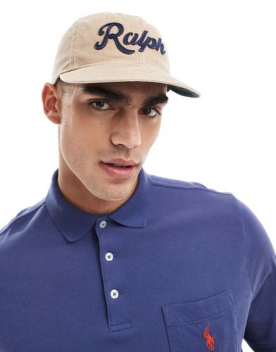 Authentic - Cappellino color cuoio in twill con logo - Polo Ralph Lauren - Modalova