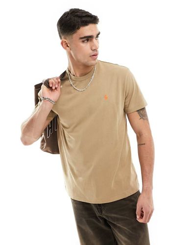 Icon - T-shirt oversize classica color cuoio in tessuto pesante con logo - Polo Ralph Lauren - Modalova