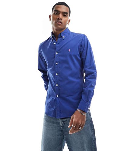 Icon - Camicia slim fit reale in twill con logo - Polo Ralph Lauren - Modalova