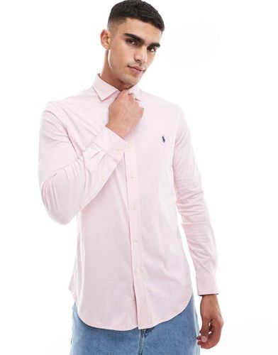 Icon Estate - Camicia in jersey con logo e colletto - Polo Ralph Lauren - Modalova