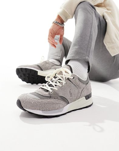 Trackster 200 - Sneakers in pelle scamosciata grigie - Polo Ralph Lauren - Modalova