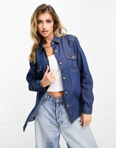 Camicia oversize in denim - Parisian - Modalova