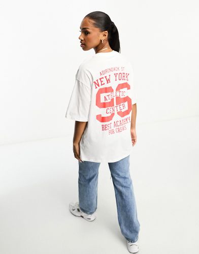 T-shirt bianca con stampa "New York" - Pimkie - Modalova