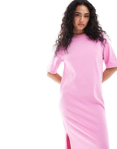 Pimkie - Vestito T-shirt midi rosa - Pimkie - Modalova