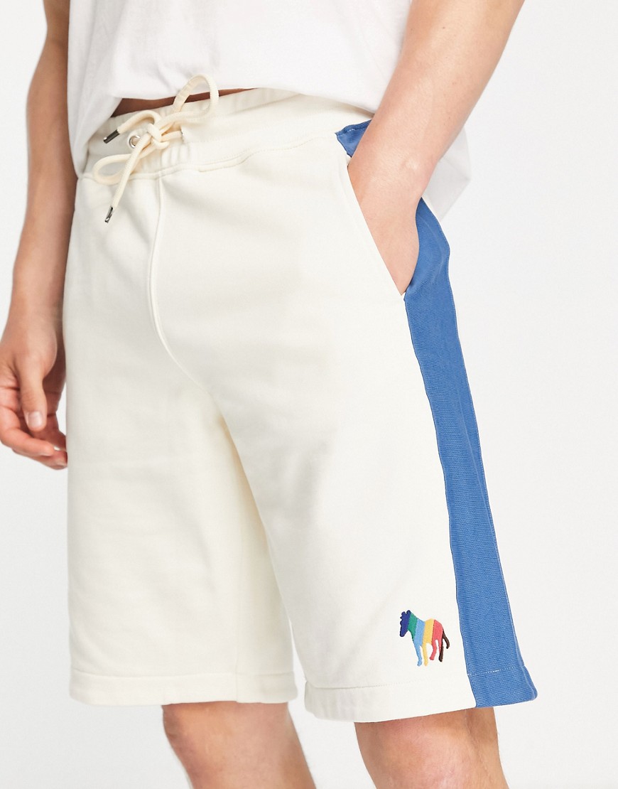 Pantaloncini della tuta bianchi colorblock - PS Paul Smith - Modalova