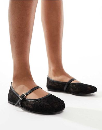 Pirouette - Ballerine stile Mary Jane in pizzo - Public Desire - Modalova