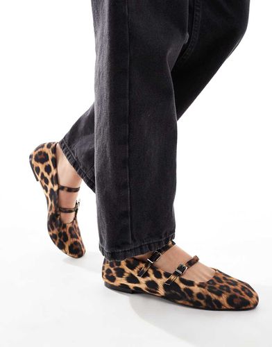 Ballerine Mary Jane leopardate - Pull & Bear - Modalova