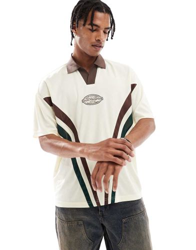 Polo style sport rétro - Écru - Pull & bear - Modalova