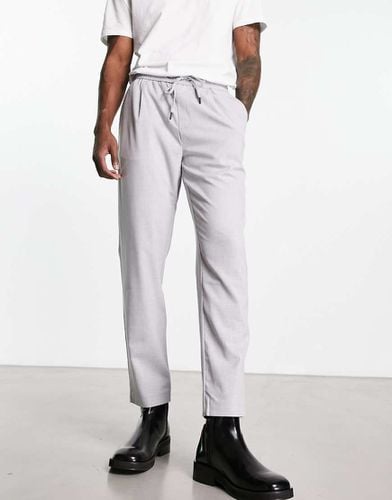 Pantaloni eleganti slim sartoriali chiaro - Pull & Bear - Modalova