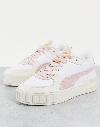 Cali - Sneakers sportive bianche e rosa - Puma - Modalova