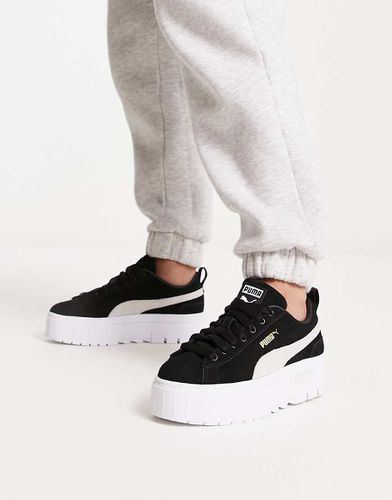 Mayze - Sneakers con plateau nere e bianche - Puma - Modalova