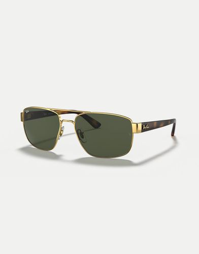 Rb3663 - Occhiali da sole irregolari con lenti verdi - Ray-Ban - Modalova