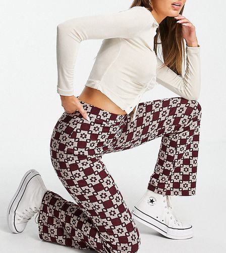 Inspired - Pantaloni con fondo ampio e stampa a fiori rétro - Reclaimed Vintage - Modalova