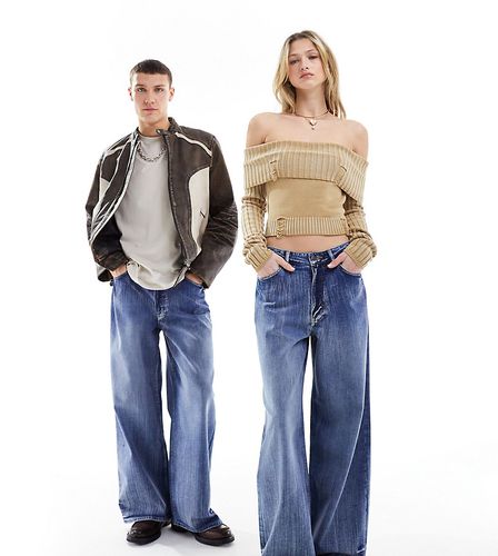 Jeans unisex anni '90 ampi lavaggio - Reclaimed Vintage - Modalova