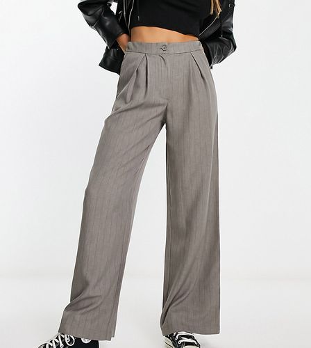 Pantaloni a fondo ampio grigio gessato - Reclaimed Vintage - Modalova