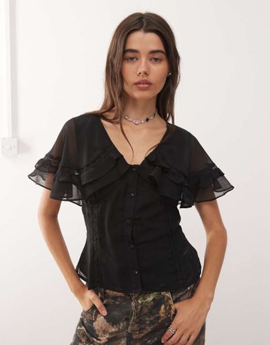 Top avec col façon cape - Reclaimed Vintage - Modalova