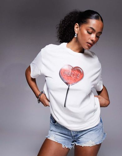 T-shirt oversize à motif sucette - River Island - Modalova