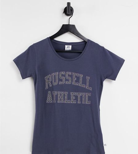 T-Shirt con borchie ombra - Russell Athletic - Modalova