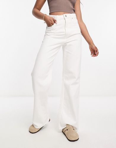 Ketil - Jeans a fondo ampio e vita alta bianchi - Waven - Modalova