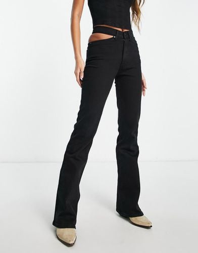 Jeans a zampa neri con cut-out - Waven - Modalova