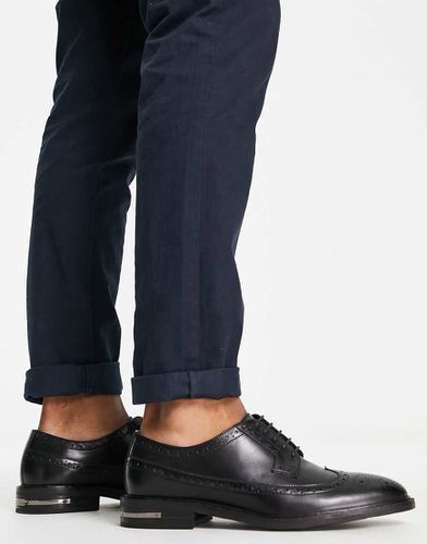 Oliver - Scarpe brogue in pelle nera - WALK LONDON - Modalova