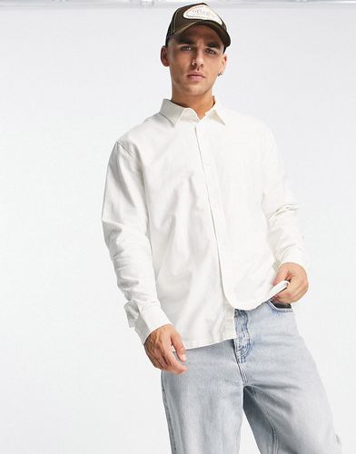 Camicia Oxford comoda bianca - Weekday - Modalova