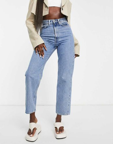 Rowe - Jeans dritti a vita alta celeste - Weekday - Modalova