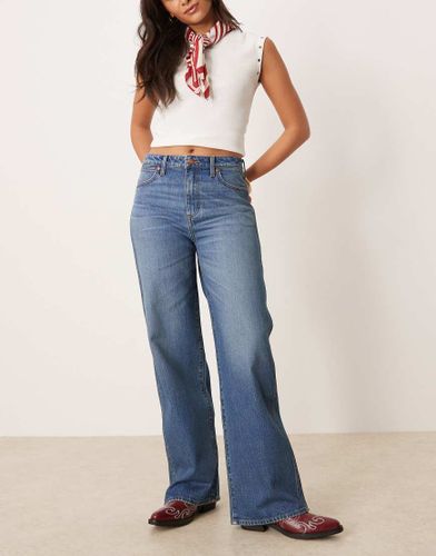 Jean droit ample - moyen délavé - Wrangler - Modalova