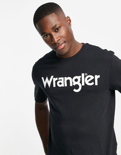 Wrangler - T-shirt nera-Nero - Wrangler - Modalova