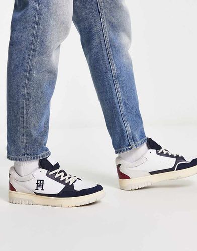 Sneaker stile basket in pelle - Tommy Hilfiger - Modalova