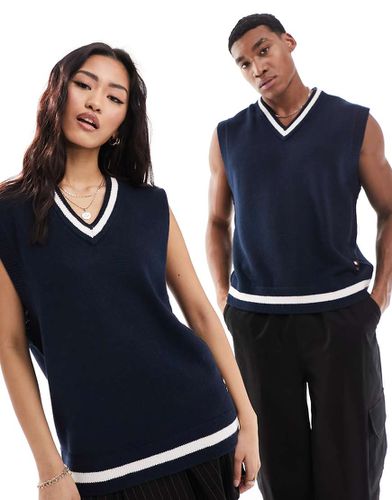 Canotta vestibilità classica unisex con righe a contrasto sui bordi - Tommy Jeans - Modalova