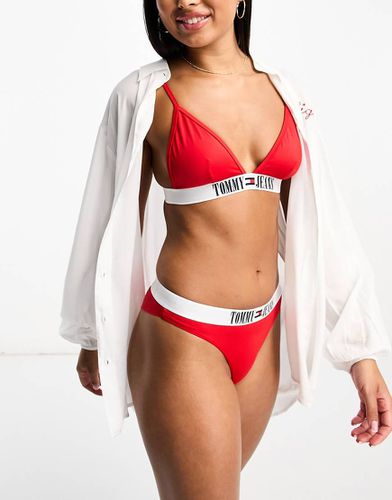 Tommy Jeans - Archive - Top bikini a triangolo - Tommy Hilfiger - Modalova