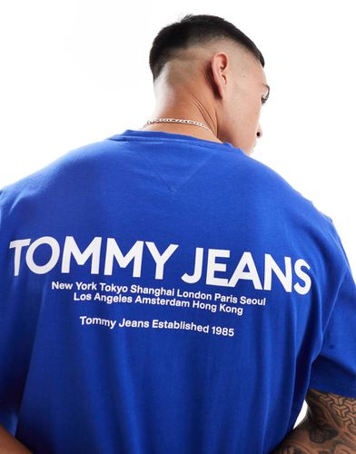 T-shirt con stampa lineare classica sul retro - Tommy Jeans - Modalova