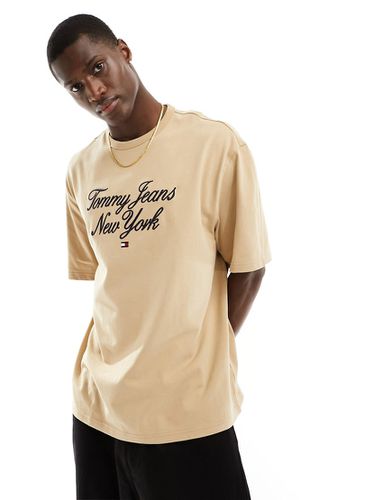 T-shirt con scritta "New York" e logo - Tommy Jeans - Modalova