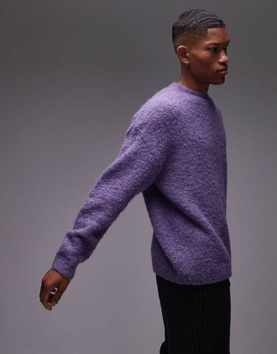 Maglione comodo bouclé - Topman - Modalova