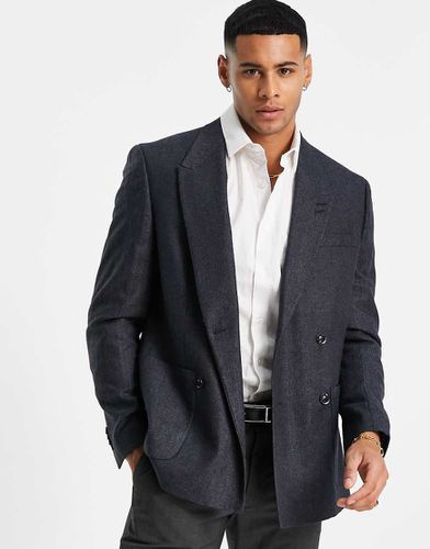 Blazer a doppiopetto skinny da abito - Topman - Modalova