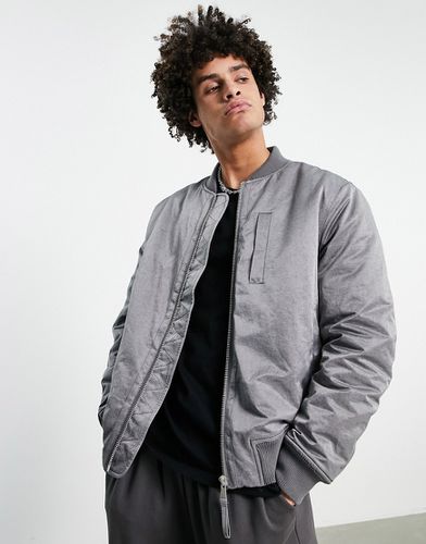 Topman - Bomber grigio slavato - Topman - Modalova