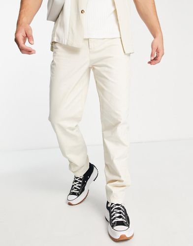 Pantaloni affusolati écru - Topman - Modalova