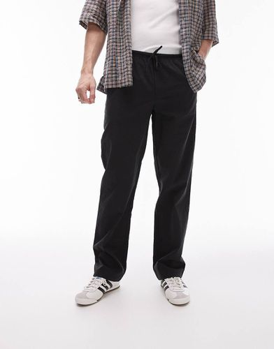 Topman - Pantaloni ampi neri-Nero - Topman - Modalova