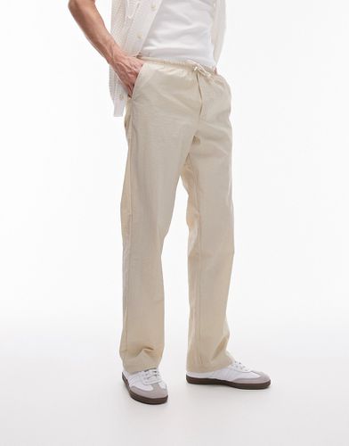 Pantaloni comodi color pietra - Topman - Modalova