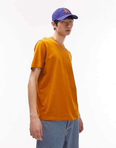 T-shirt classica color cuoio - Topman - Modalova