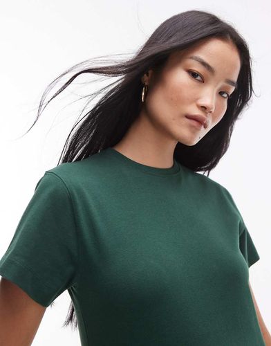 Topshop - T-shirt mini verde scuro - Topshop - Modalova